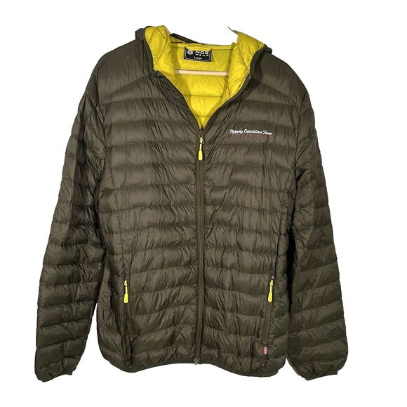NOR Wear Norwear Coat Jacket Size Large Packable Down Norway Expedition Team - Picture 1 of 11